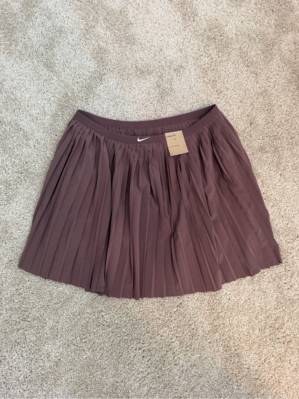Nike Women's Pleated Mini Skirt - Mauve